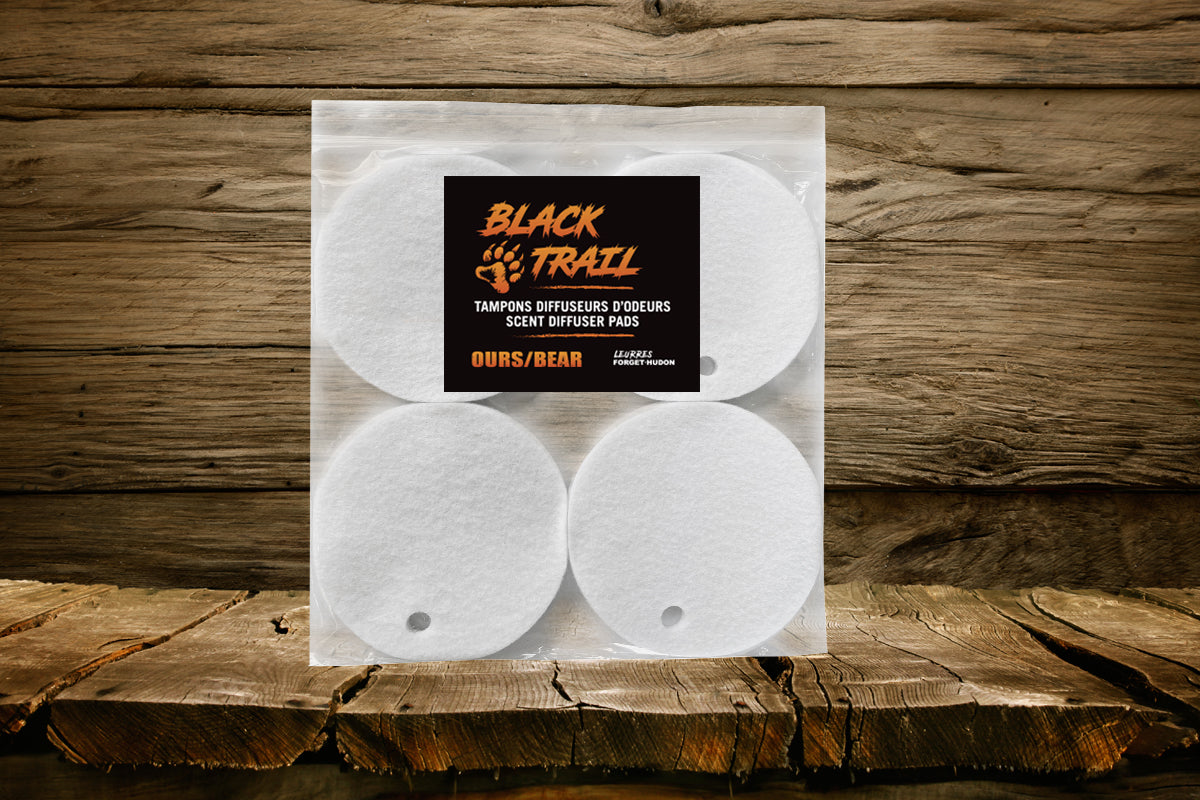 Diffuser Pad BLACK TRAIL Round Diffuser Pads - 4 in – Leurres Forget
